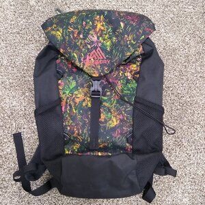 Gregory Nano 16 hiking travel backpack, Tropical Forest - great used condition